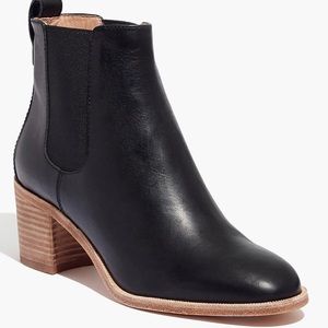 Madewell Frankie Chelsea Black Booties 7